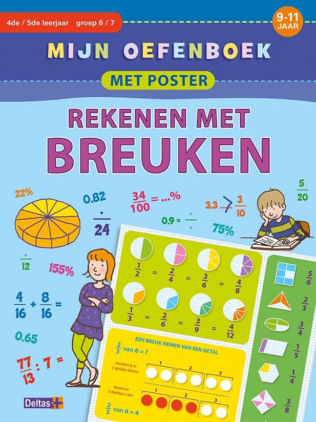 Rekenen met breuken — oefenboek (9-11 jaar)