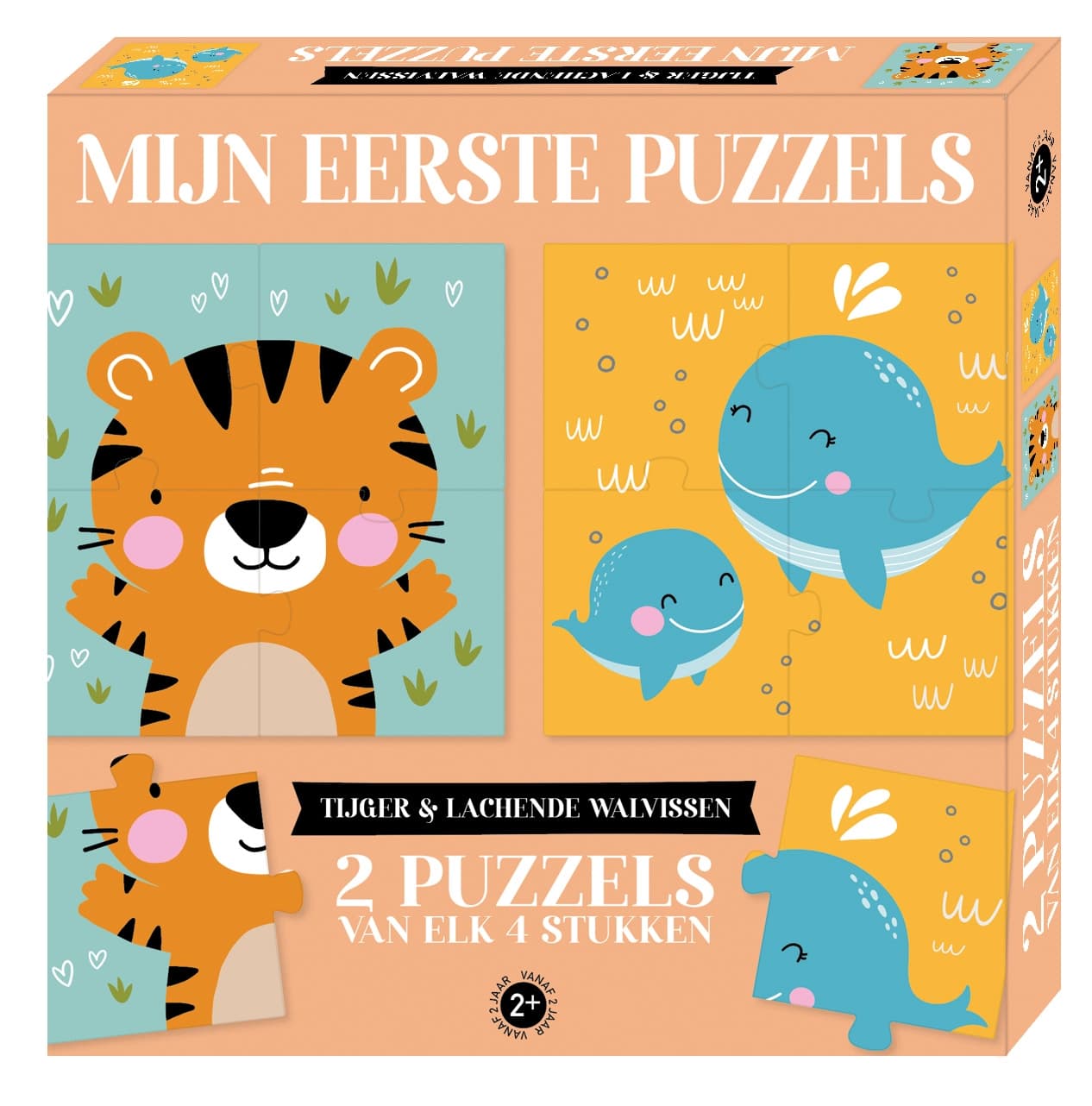 Mijn eerste puzzels - Tijger&Lachende walvissen