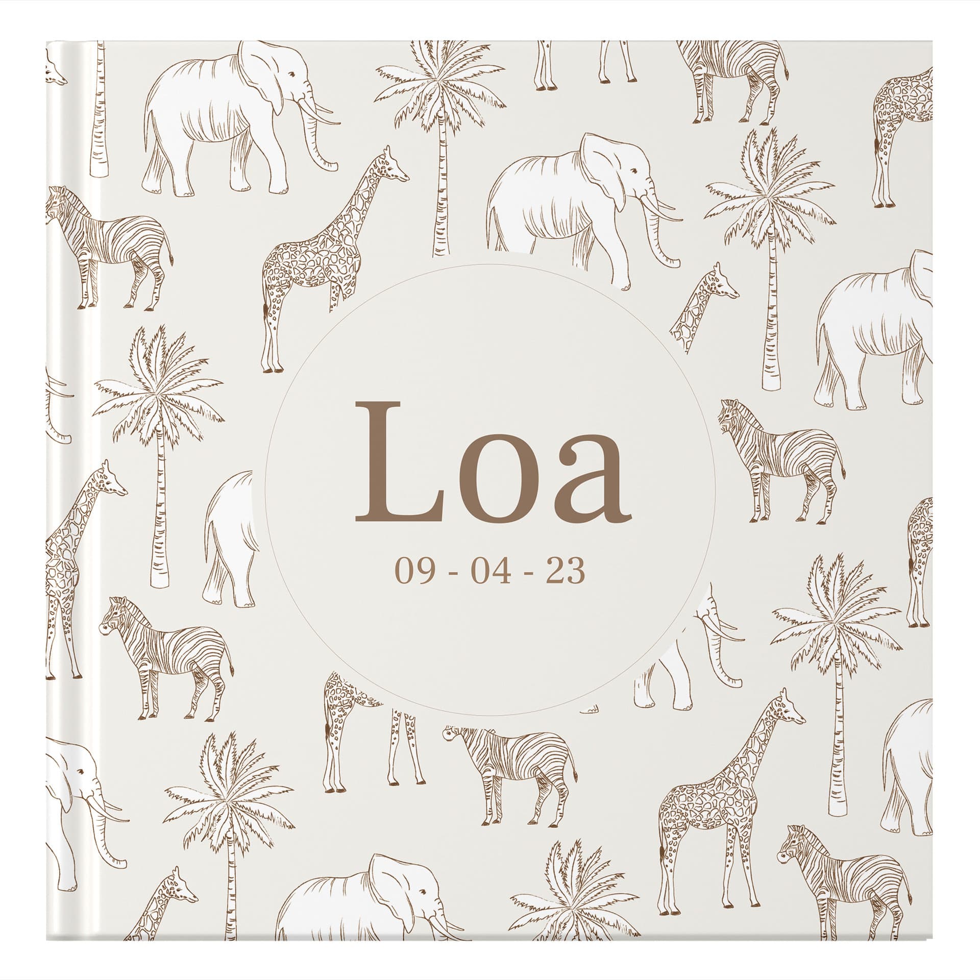 Ontwerp je eigen: Opgroeiboek - African Animals