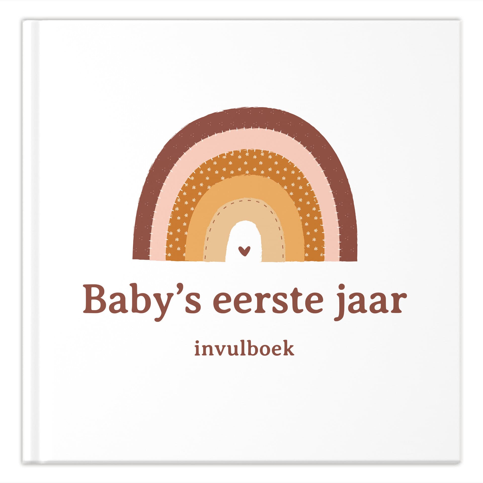 Fyllbooks Babyboek Mijn eerste jaar - Regenboog