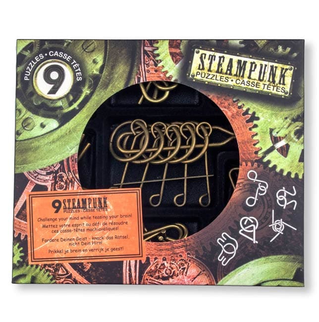 9 Steampunk Puzzels (set 1) - Eureka Denkpuzzel