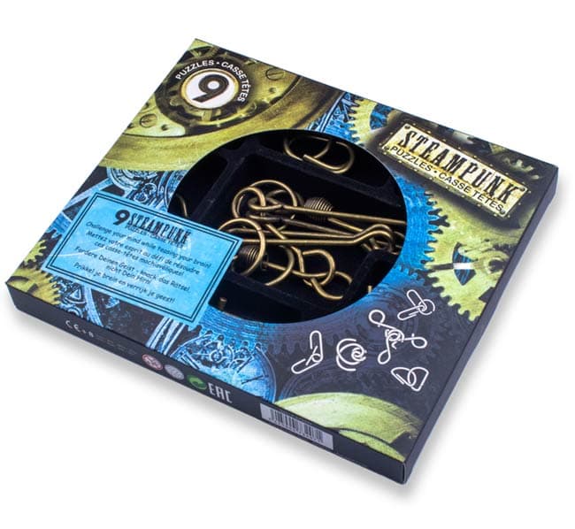 9 Steampunk Puzzels (set 2) - Eureka Denkpuzzel