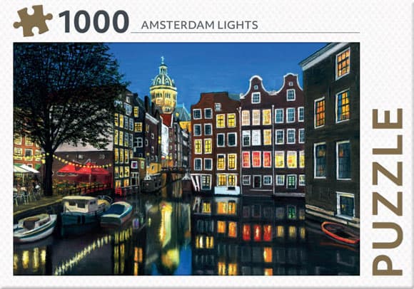Amsterdam Lights (1000) - Rebo Legpuzzel