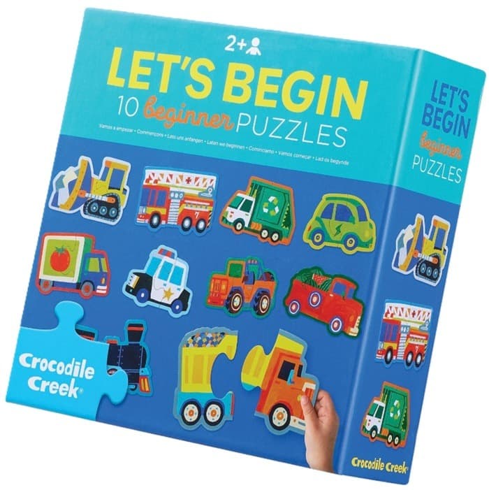 Beginnerspuzzels Voertuigen (10x 2) - Crocodile Creek Legpuzzel