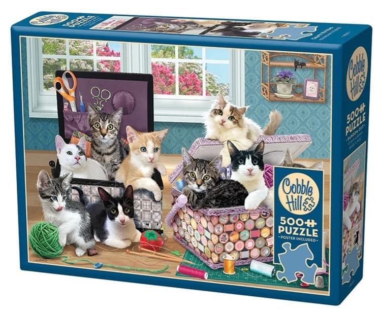 Crafty Kittens (500) - Cobble Hill Legpuzzel