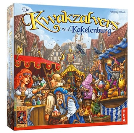 De Kwakzalvers van Kakelenburg - 999 Games Bordspel