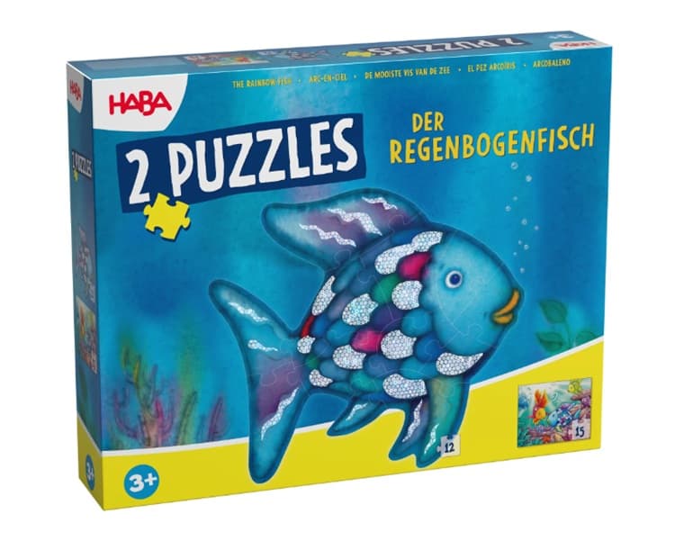 De mooiste Vis van de Zee - 2 puzzels (12 en 15 stukken) - HABA
