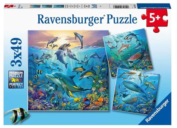 Ravensburger — Dieren in de oceaan (3×49 st.)