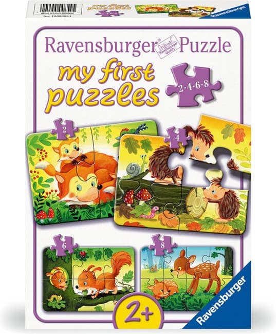 Kleine Dierenfamilies (2, 4, 6, 8) - Ravensburger Legpuzzel