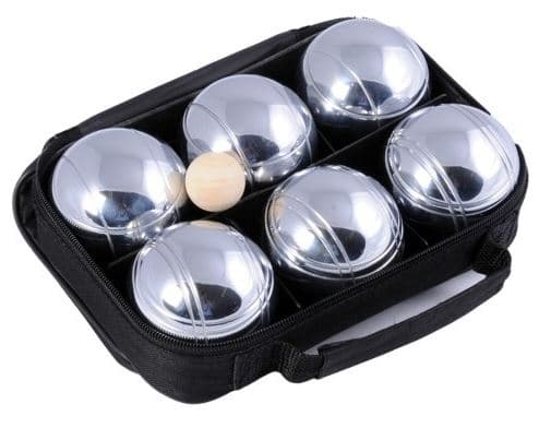 Jeu de Boules - petanque (set van 6 ballen) - Hot Games Buitenspel