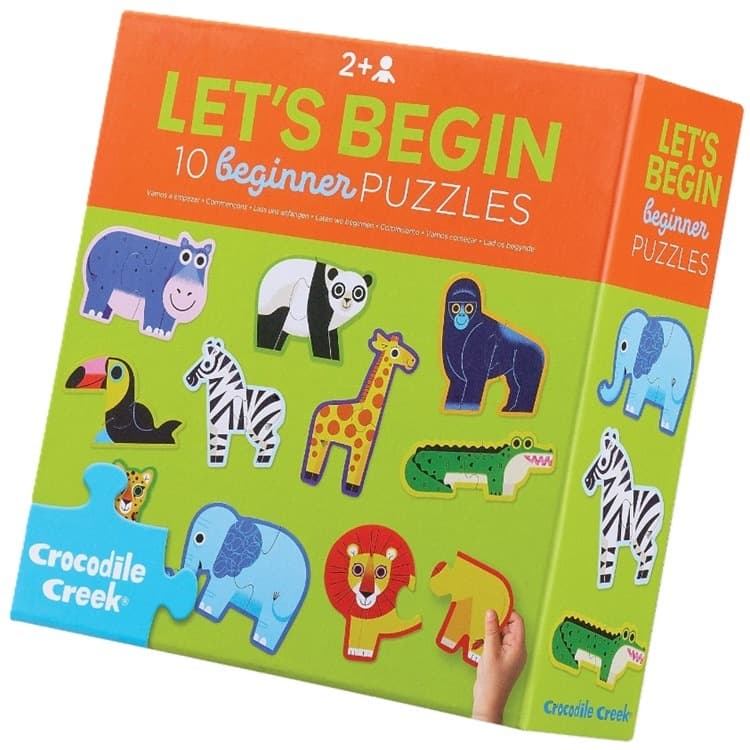 Beginnerspuzzels Jungle (10x 2) - Crocodile Creek Legpuzzel