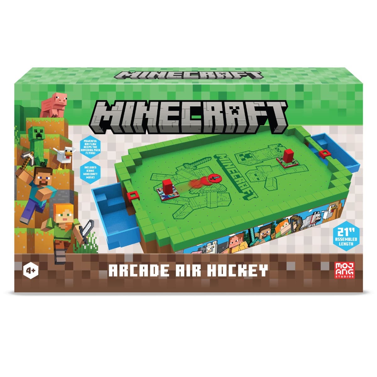 Minecraft Arcade Air Hockey (53 cm) - Overworld - Ambassador Games