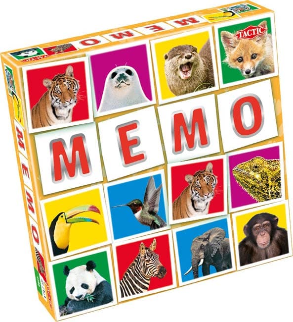 Memory Wilde Dieren - Tactic Kaartspel