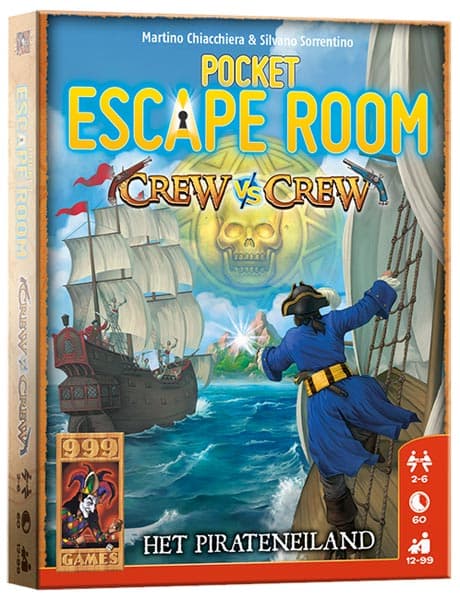 Pocket Escape Room: Crew vs Crew - 999 Games Kaartspel|Coöperatief