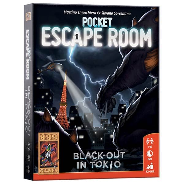Pocket Escape Room: Black-out in Tokio - 999 Games Kaartspel|Coöperatief