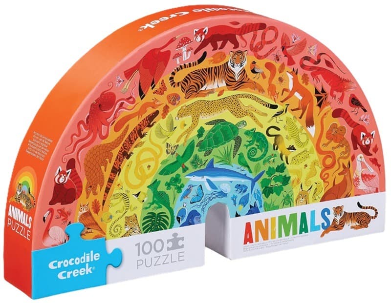 Regenboog van de natuur (100) - Crocodile Creek Legpuzzel