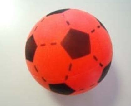 Voetbal Schuimrubber Rood -