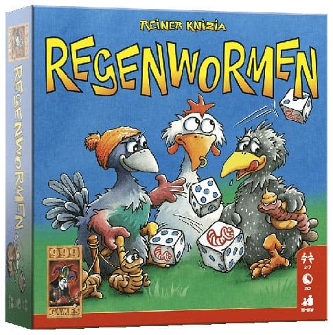 Regenwormen - 999 Games Dobbelspel