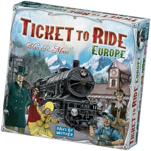 Ticket to Ride Europe (NL) + Deluxe Train Set (grijs) - Days of Wonder Bordspel