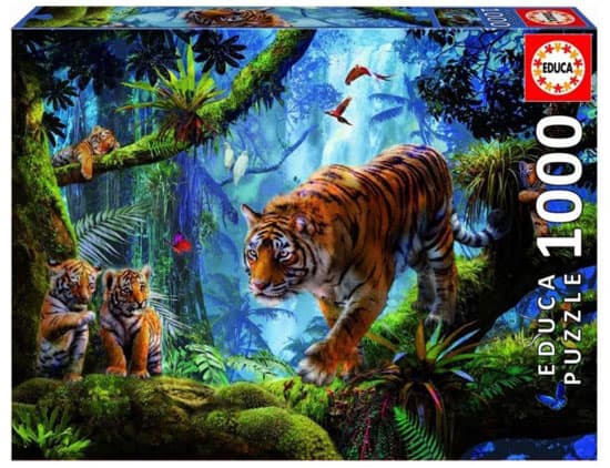 Tijgers in de boom (1000) - Educa Legpuzzel