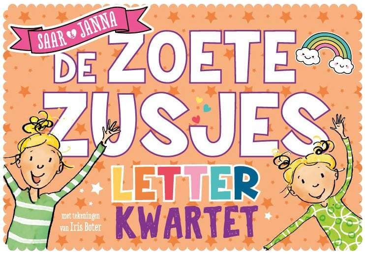 De Zoete Zusjes Letterkwartet - Kaartspel|Taalspel|Educatief