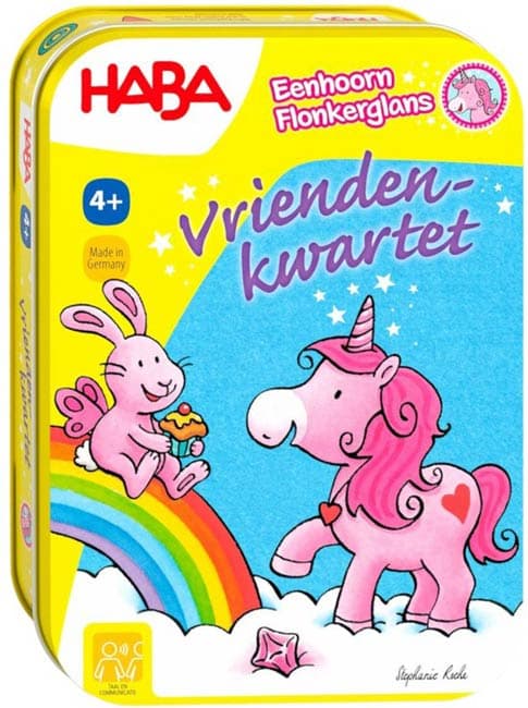 HABA — Eenhoorn Flonkerglans: Vrienden-kwartet