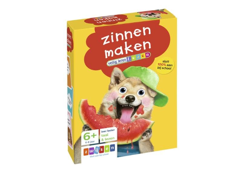 Zinnen maken - Veilig leren lezen kaartspel