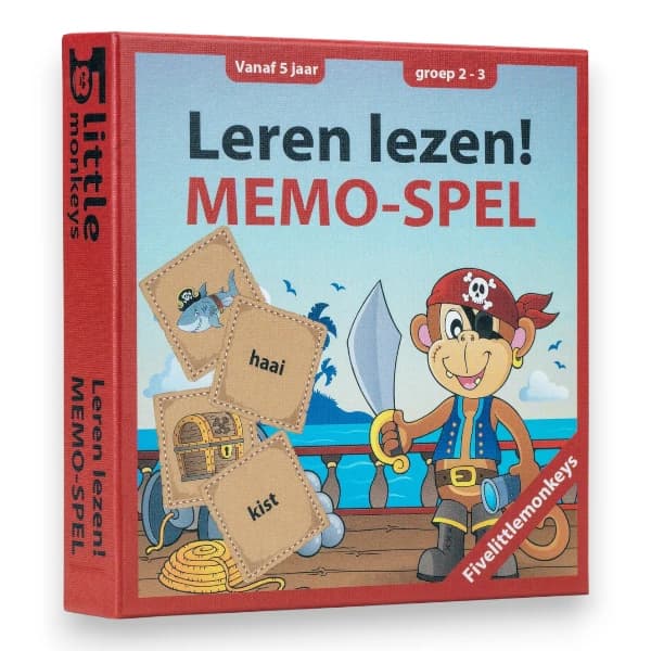 Leren lezen memo-spel