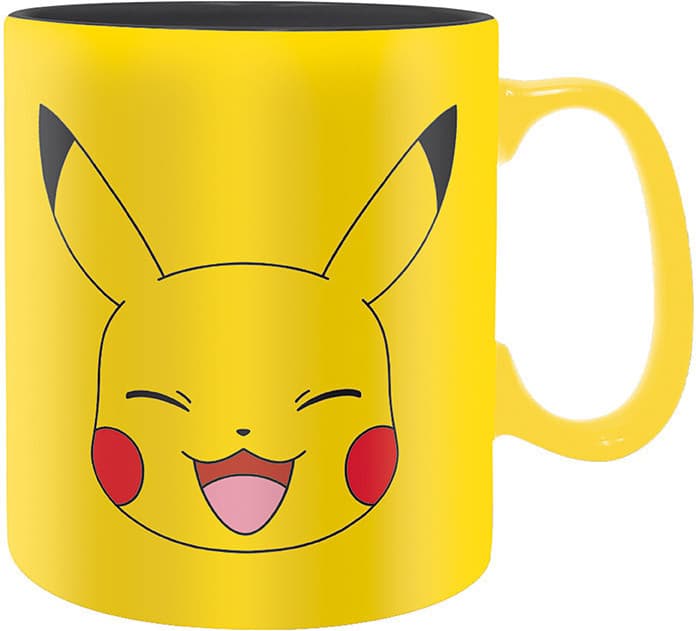 Pokémon mok met Pikachu-gezicht