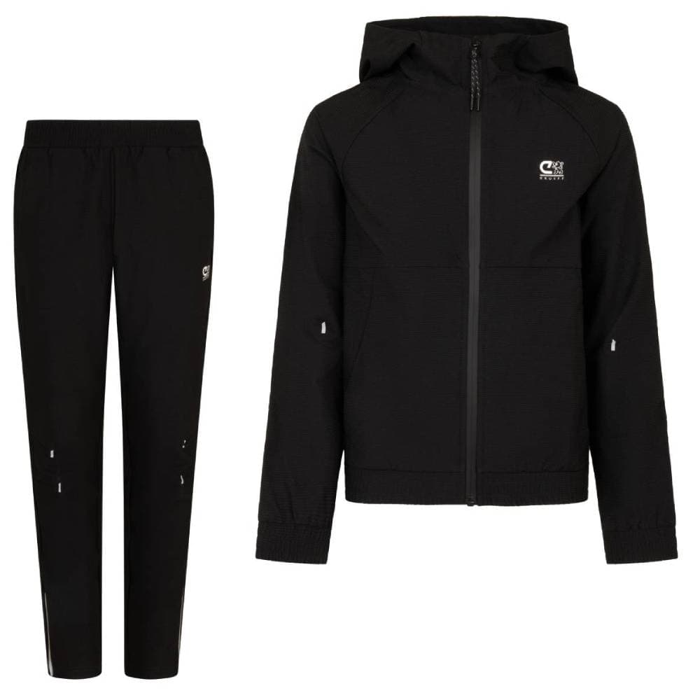 Cruyff Quartz joggingpak met capuchon, zwart