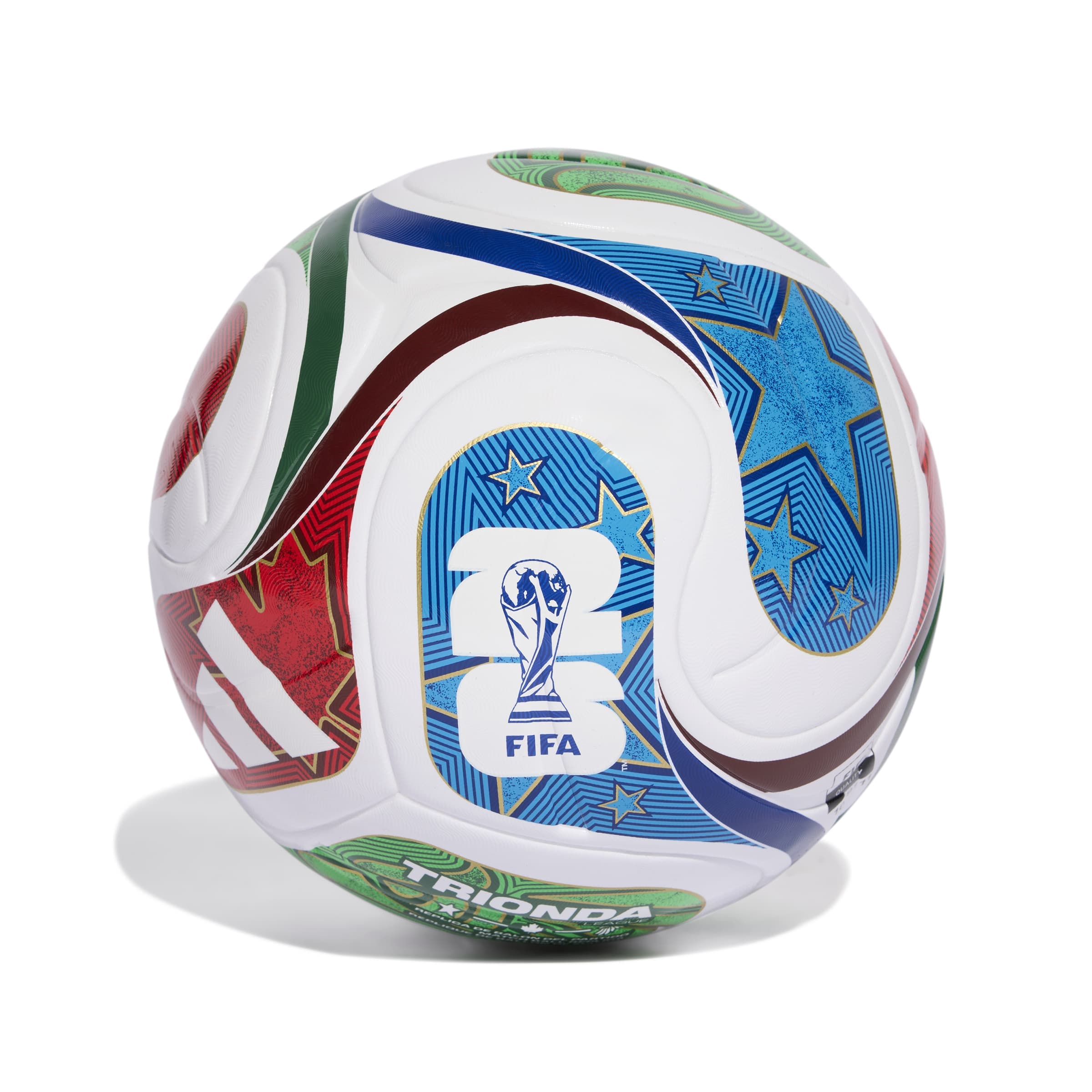 adidas WK 2026 Trionda League Voetbal Wit Blauw Rood Groen
