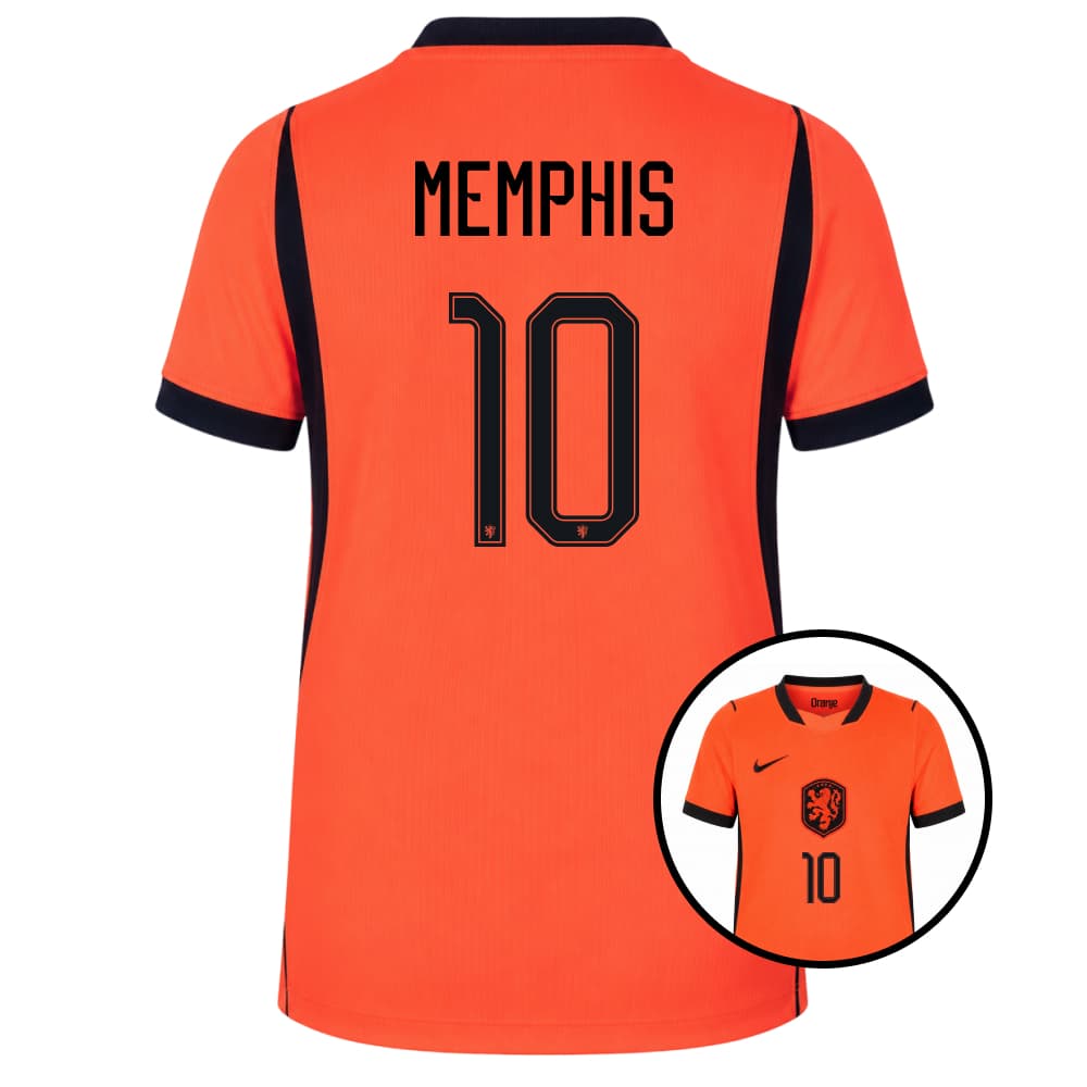 Nike Nederland Memphis 10 Thuisshirt 2026-2028 Kids