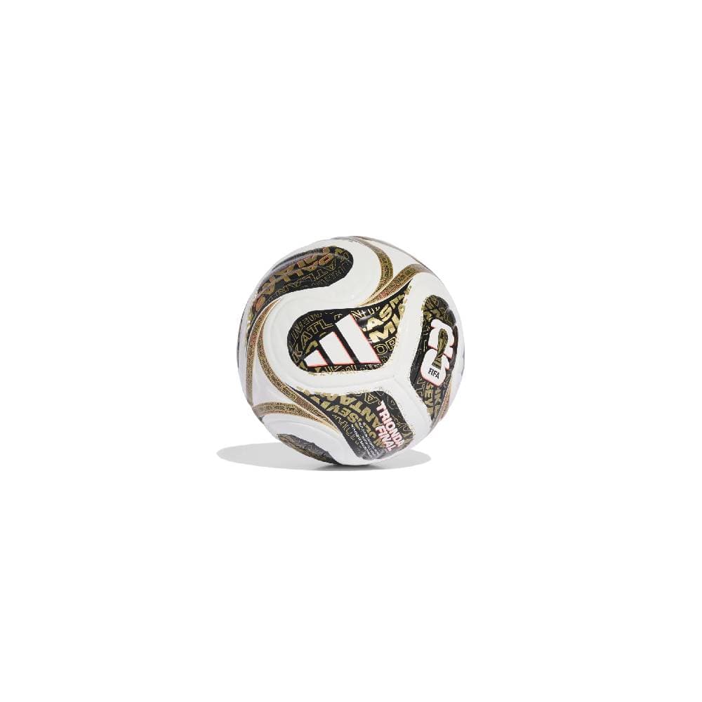 adidas WK 2026 Trionda Final Mini Voetbal Maat 1 Wit Zwart Goud