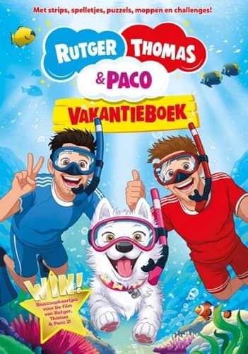 Het vakantieboek van Rutger, Thomas en Paco