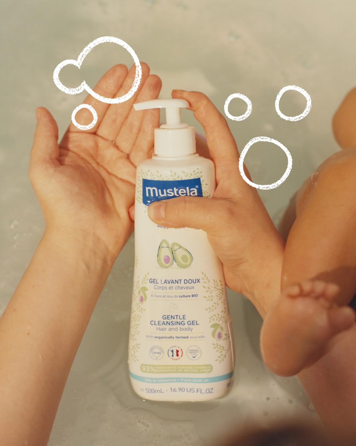 Mustela Newborn Arrival Gift Set - Baby Skincare Bath Time Essentials - Natural Plant Based - 5 Items Set Mustela Newborn Arrival Gift Set - Baby Skincare Bath Time Essentials - Natural Plant Based - 5 Items Set