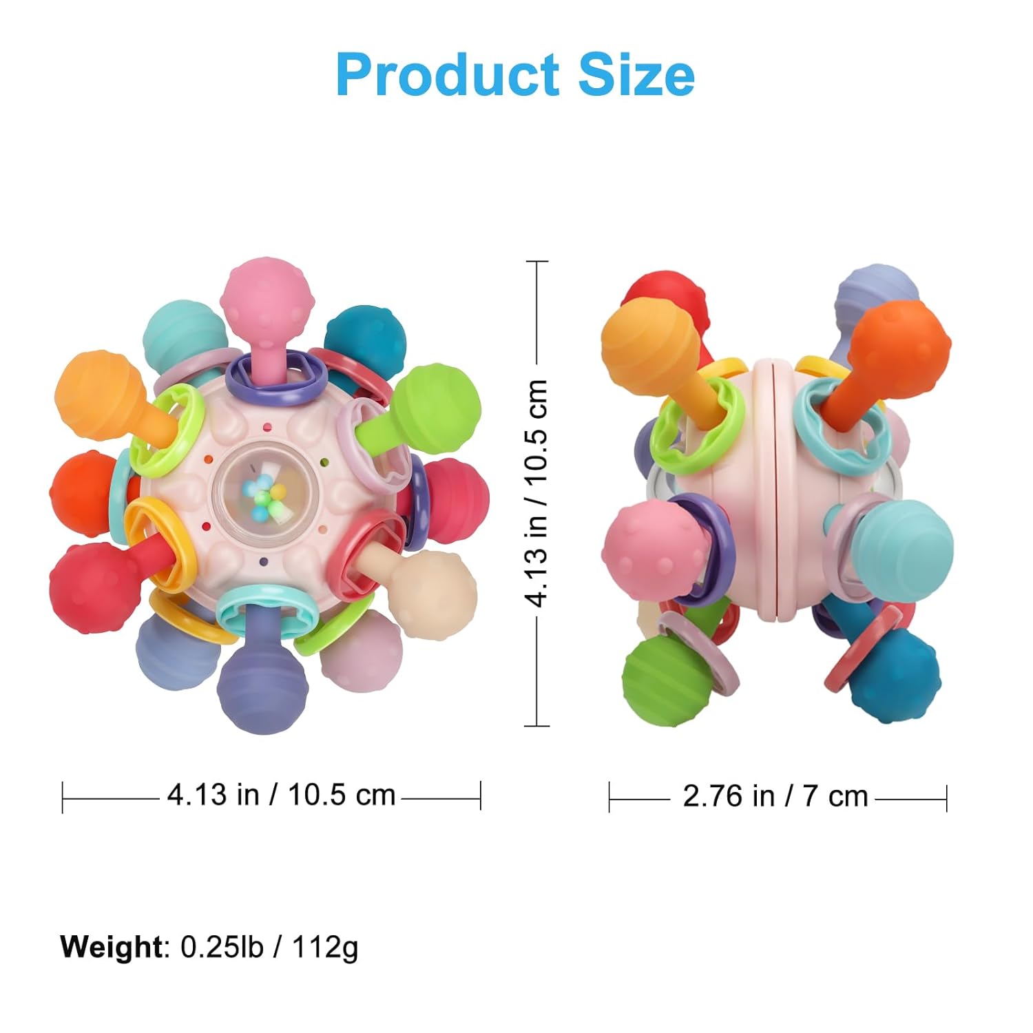 TOHIBEE Baby Montessori Sensory Toys for 0-6 6-12 Months, Food Grade Teething Toys for Babies 0 3 6 9 12 18 Months, Newborn Infant Learning Developmental Toys Gifts for 1 2 Year Old Boys Girls TOHIBEE Baby Montessori Sensory Toys for 0-6 6-12 Months, Food Grade Teething Toys for Babies 0 3 6 9 12 18 Months, Newborn Infant Learning Developmental Toys Gifts for 1 2 Year Old Boys Girls