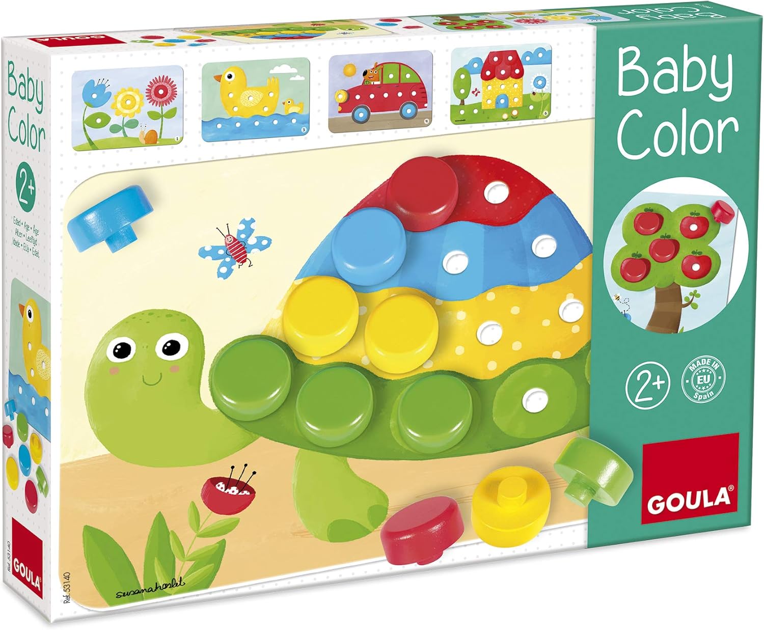 Goula 53140 Baby Color Houten Puzzel Peuter Speelgoed Kinderen vanaf 2 jaar Nederlands Educatief Speelgoed Goula 53140 Baby Color Houten Puzzel Peuter Speelgoed Kinderen vanaf 2 jaar Nederlands Educatief Speelgoed