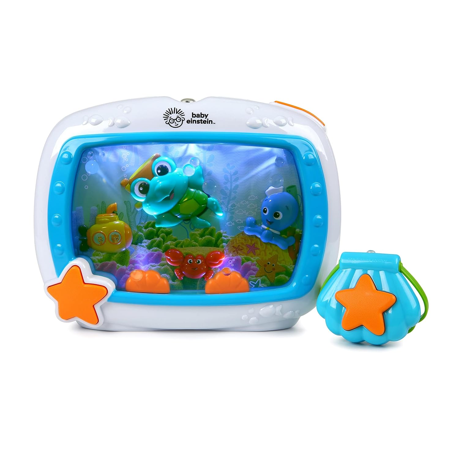Baby Einstein Sea Dreams Soother Musical Crib Toy and Sound Machine, Newborn and up Baby Einstein Sea Dreams Soother Musical Crib Toy and Sound Machine, Newborn and up