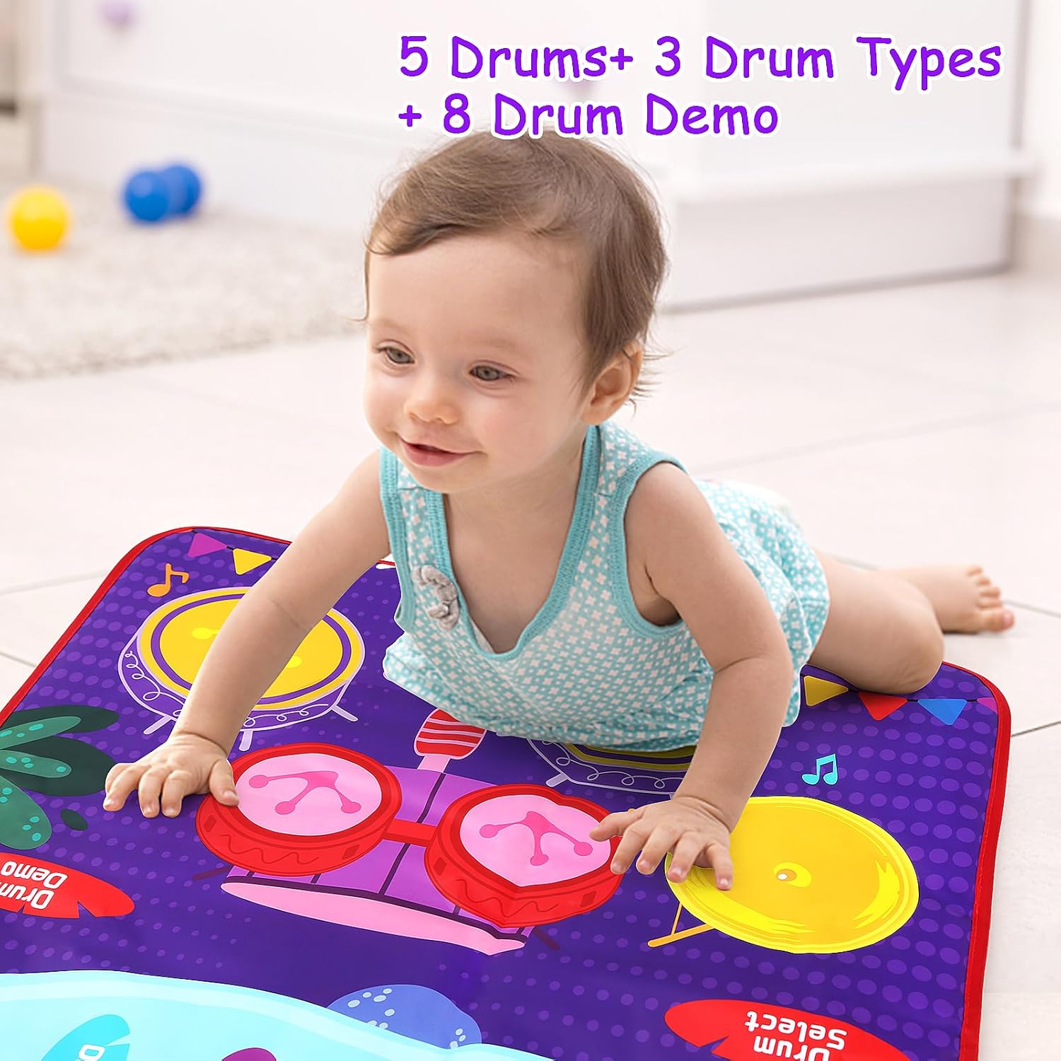 LEADSTAR Muziekmat voor babys, pianomat met trommelspeelgoed, kinderspeelgoed, cadeau voor jongens, meisjes, peuters, babyspeelgoed vanaf 1 jaar, kinderverjaardag, cadeau, keyboard, muziekmat, LEADSTAR Muziekmat voor babys, pianomat met trommelspeelgoed, kinderspeelgoed, cadeau voor jongens, meisjes, peuters, babyspeelgoed vanaf 1 jaar, kinderverjaardag, cadeau, keyboard, muziekmat,